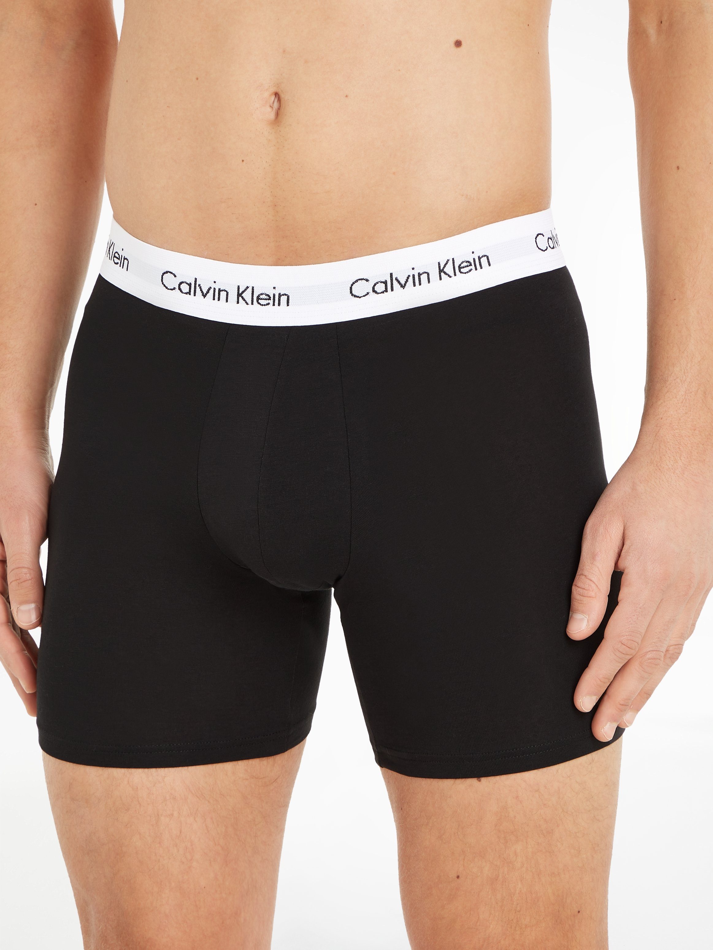 Calvin Klein Underwear Boxer BRIEF 3 PACK (3-St) mit längerem Bein
