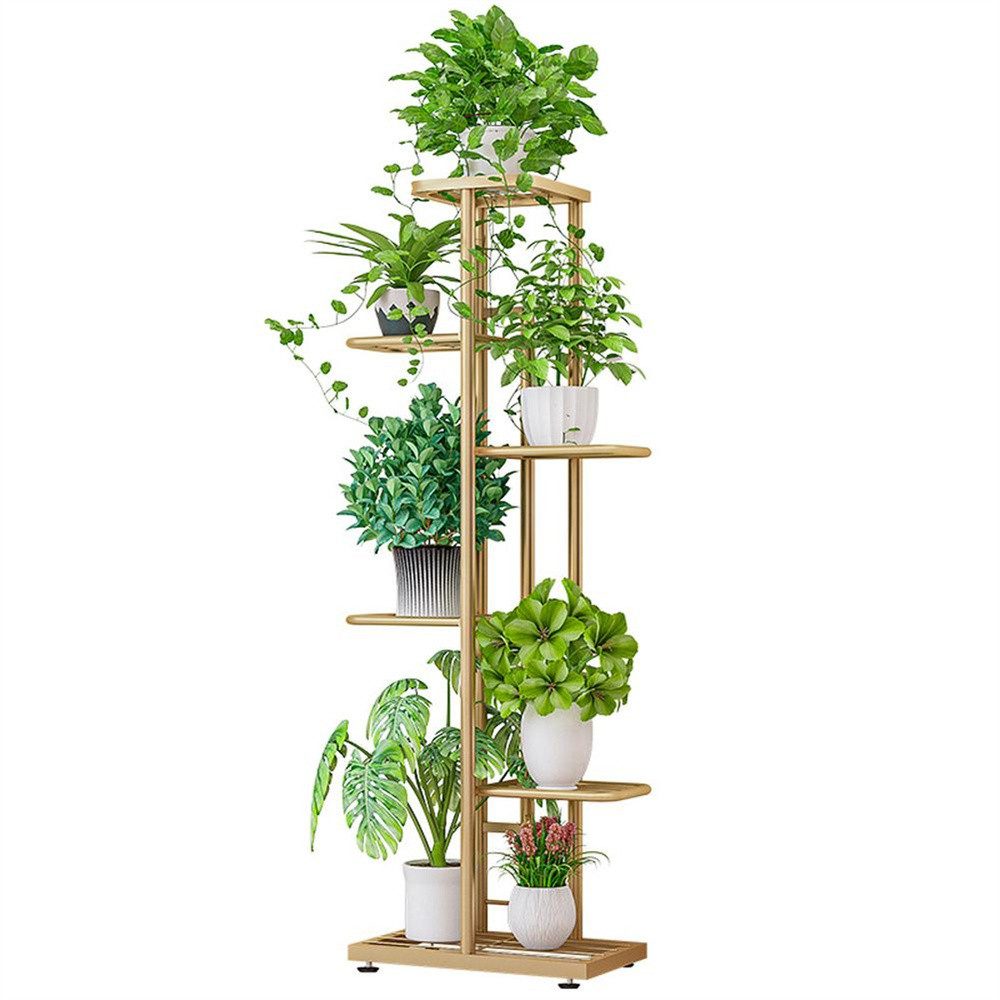 GarveeMore Blumenständer 6-stufiger Pflanzenstand Organizer Pflanzenhalter Klammer – Bild 3 von 5