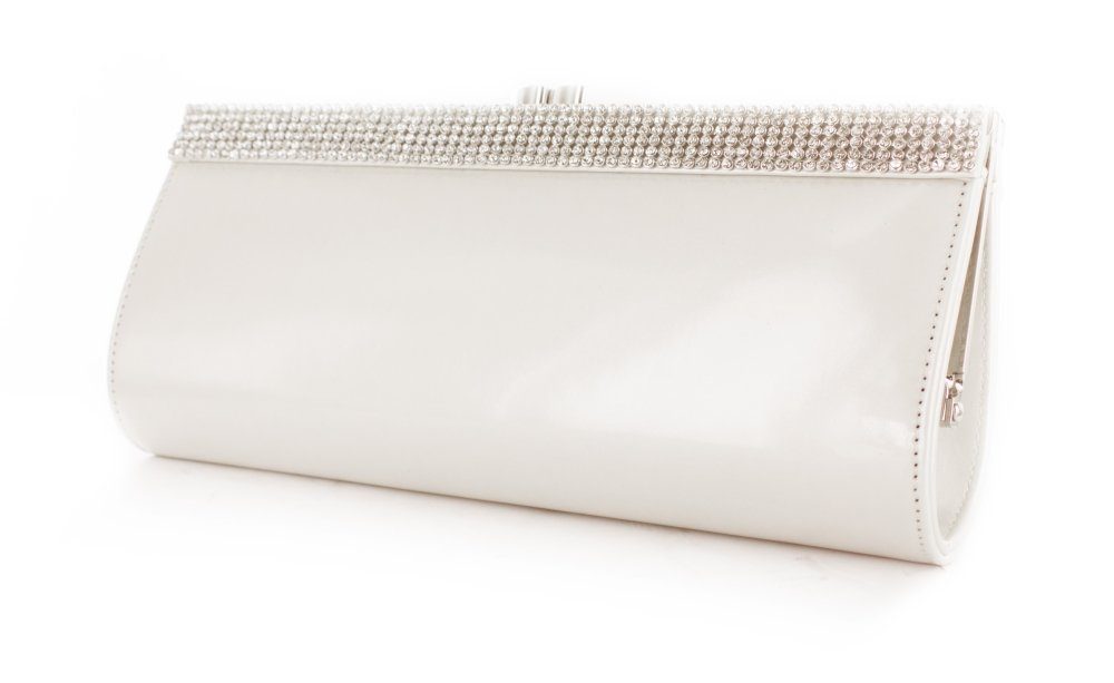 White Lady Clutch Lena Lackleder Clutch günstig online kaufen