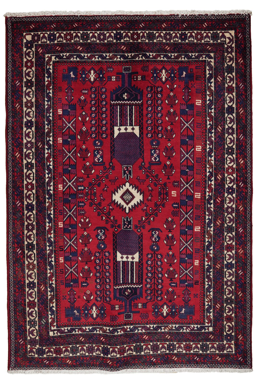 Looma Orientteppich Afshar 230x157cm, rechteckig, Höhe: 10 mm, Afshar, Schurwolle, Unikat
