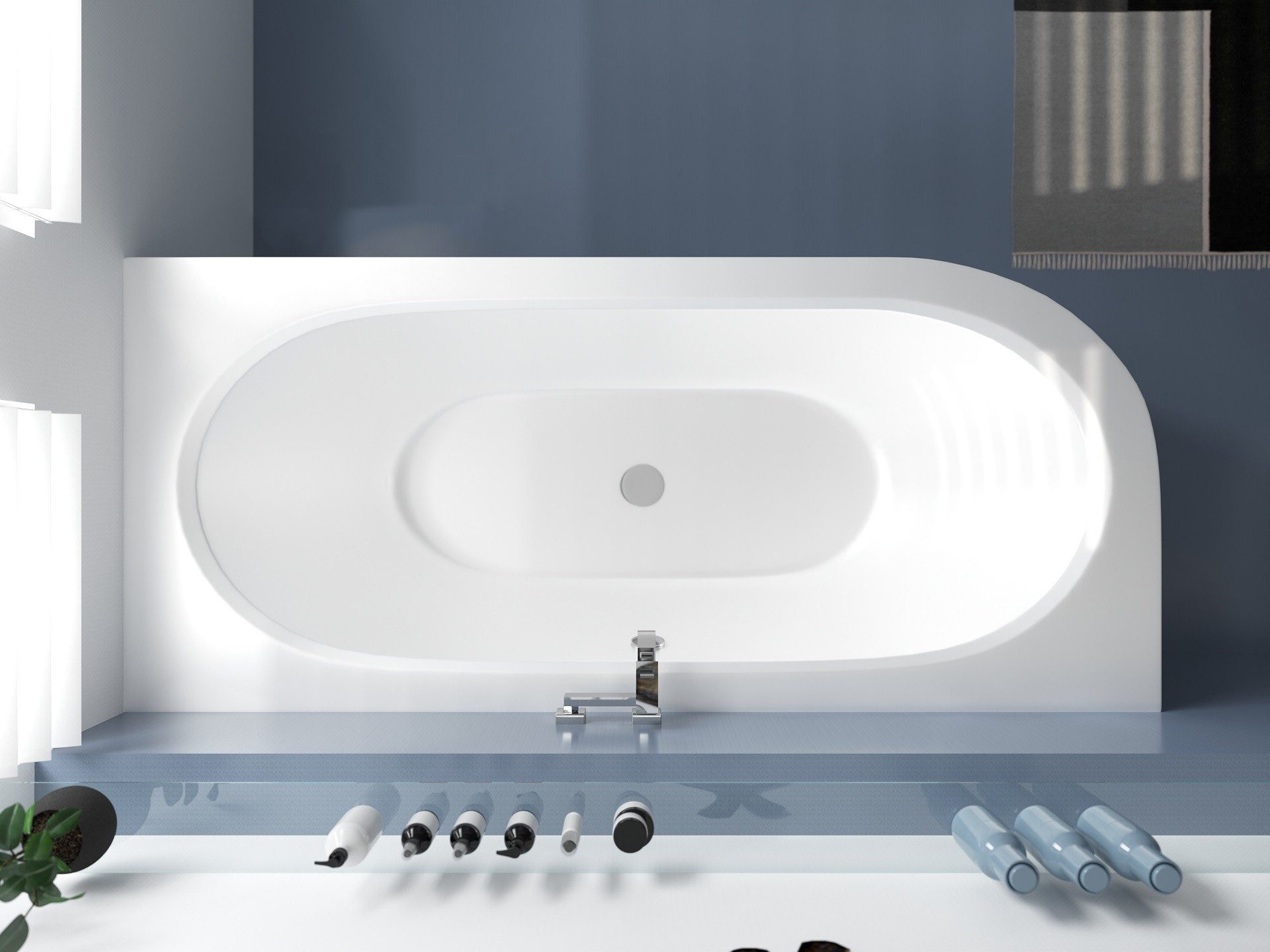 KOLMAN Badewanne Eckbadewanne Avita 160x75, (Links/Rechts), Ablaufgarnitur günstig online kaufen