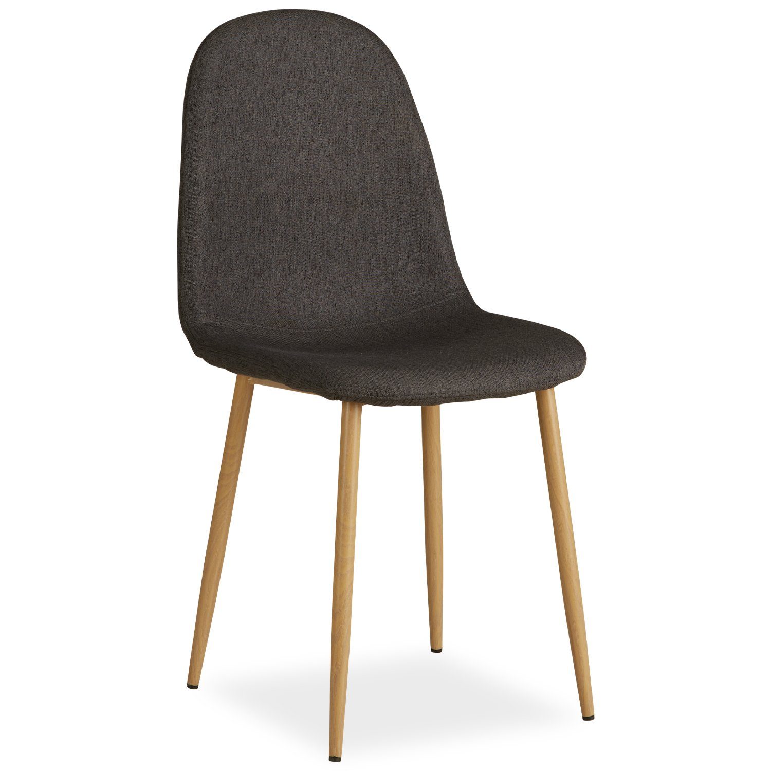 Polsterstuhl Esszimmerstuhl Küche Leinen Grau Beige pflegeleicht modern Esszimmer