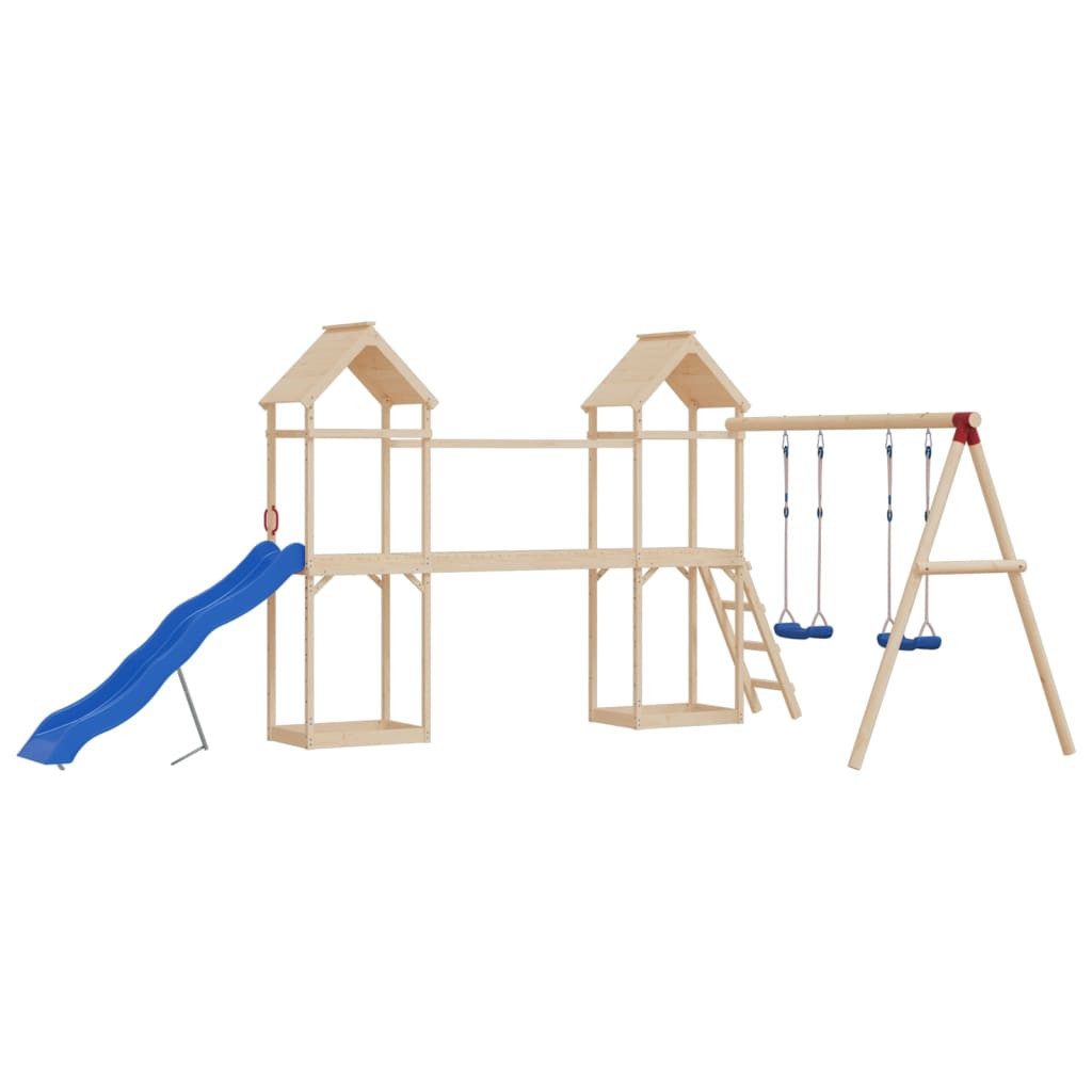 vidaXL Spielhaus Schaukelsitze mit Seilen 2 Stk Blau 37x15 cm Polyethene