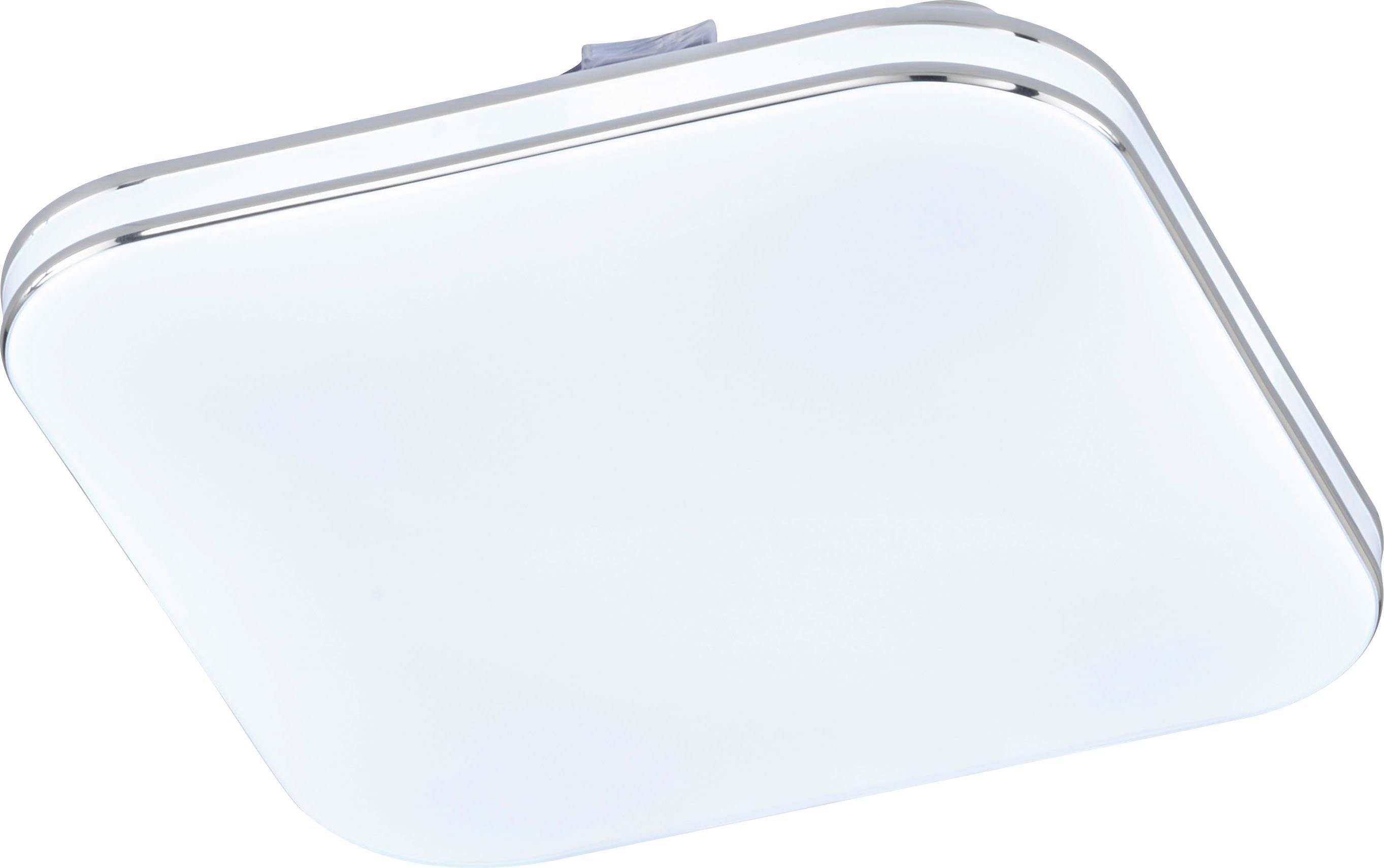 Fischer & Honsel LED-Deckenleuchte Porto Weiß 29,5 x 29,5 cm günstig online kaufen