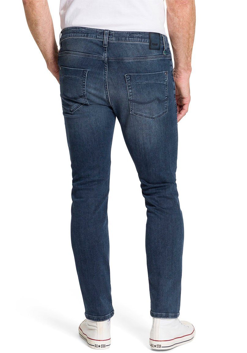 Pioneer Authentic Eric Jeans Megaflex black blue Straight-Jeans