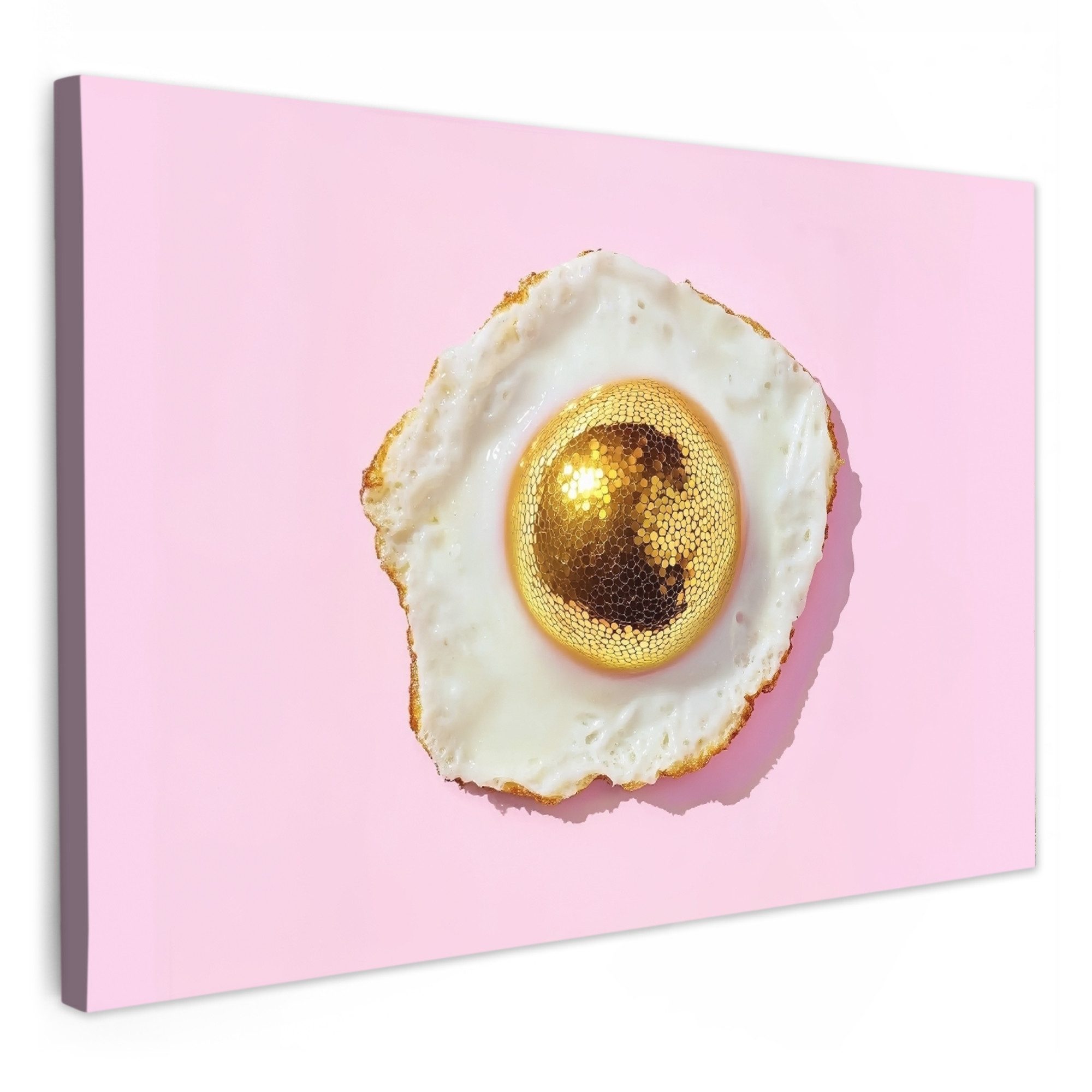 OneMillionCanvasses® Leinwandbild Ei - Disco - günstig online kaufen