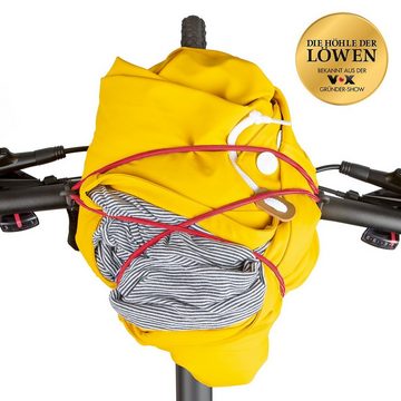 carryyygum Fahrrad-Gepäckträger Mini-Gepäckträger für den Fahrradlenker, Wetterbeständig & Robust