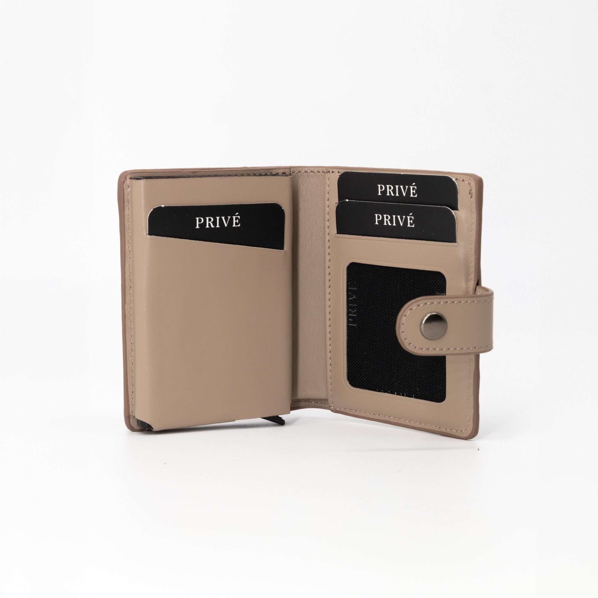 herémood Geldbörse Portemonnaie Damen & Herren, Leder Geldbörse Wallet mit RFID Schutz (Visitenkartenetui Wallets for Men Geschenk Papa RFID Kartenetui, 1-tlg., – Bild 3 von 5