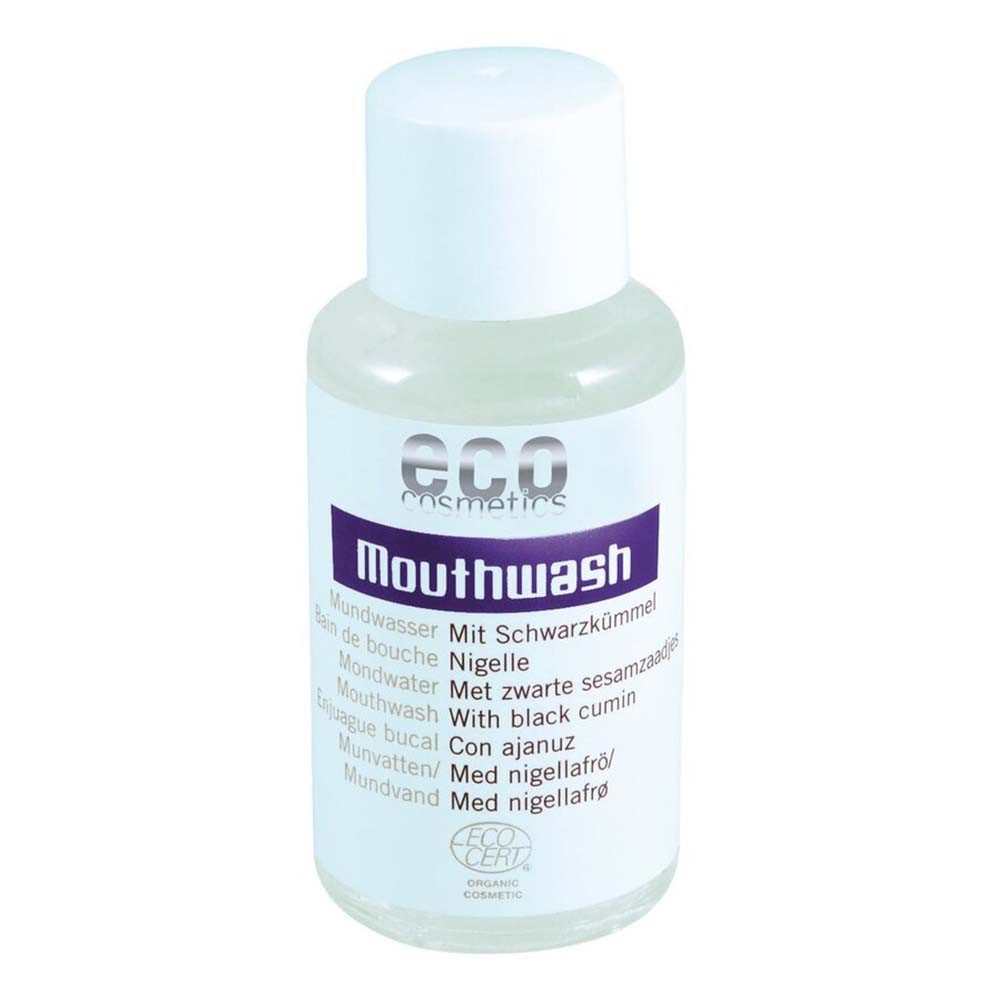 Eco Cosmetics Mundwasser Teeth - Mundwasser Schwarzkümmel 50ml, (1-tlg)