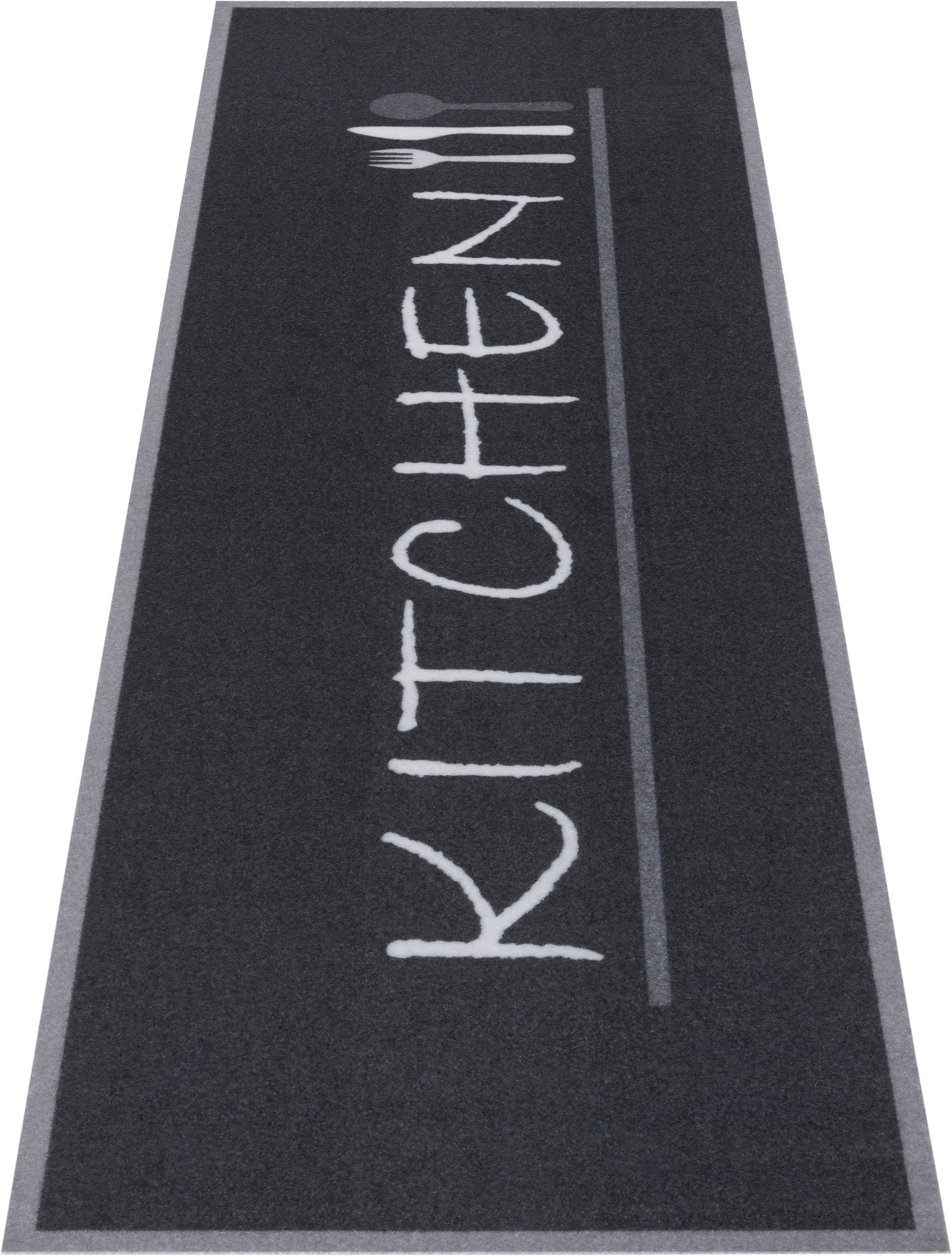 HANSE Home Küchenläufer Kitchen Cutlery, rechteckig, Höhe 3 mm, Läufer