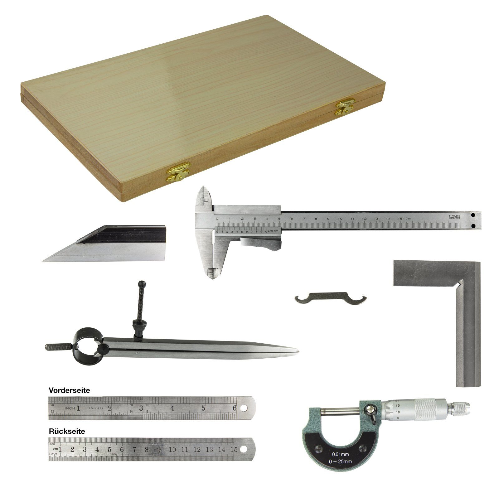 DEMA Werkzeugset 6 teiliges Messwerkzeug - Set, (6-tlg) günstig online kaufen