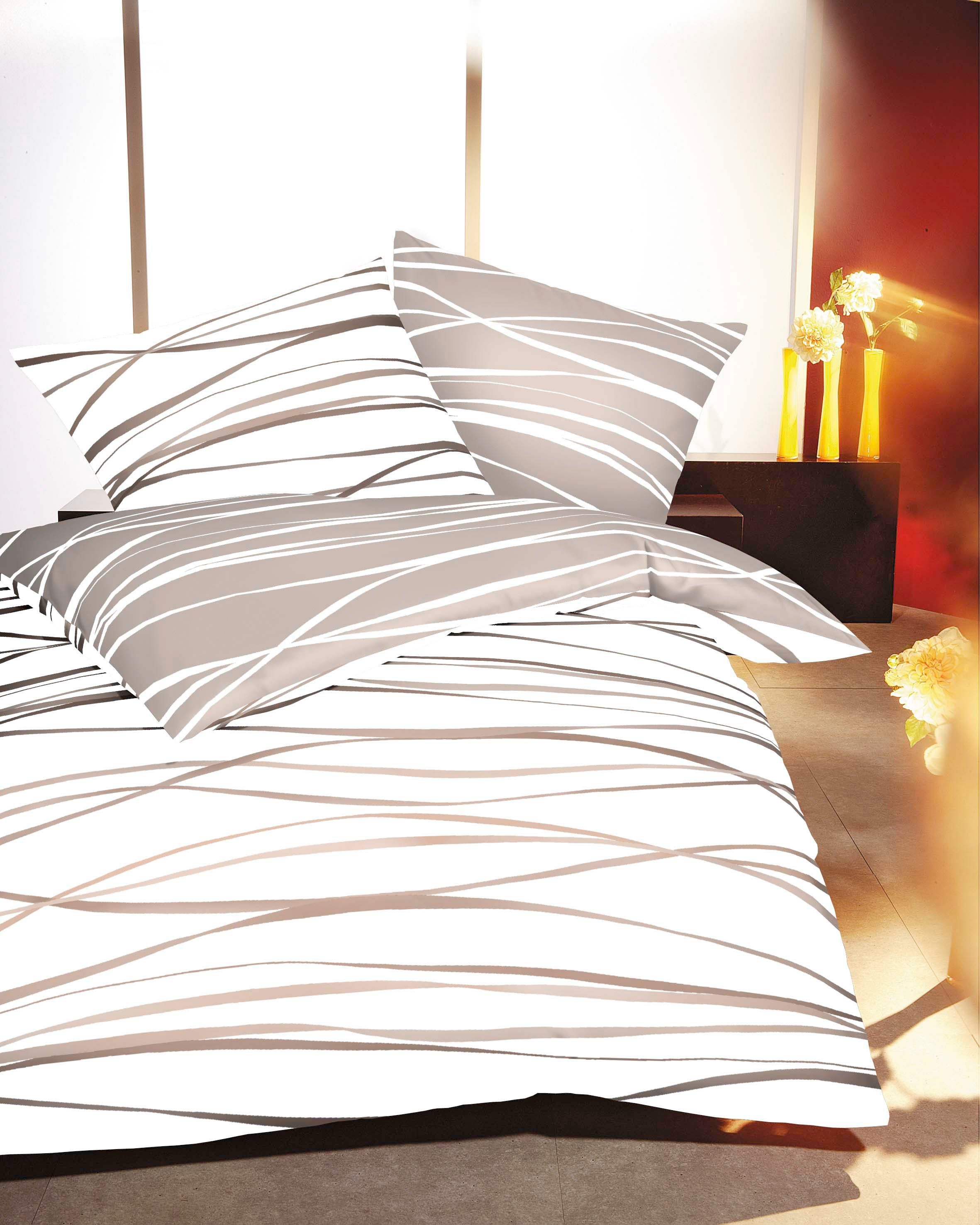 Kaeppel Wendebettwäsche Motion, Feinbiber, 2 teilig, günstig online kaufen