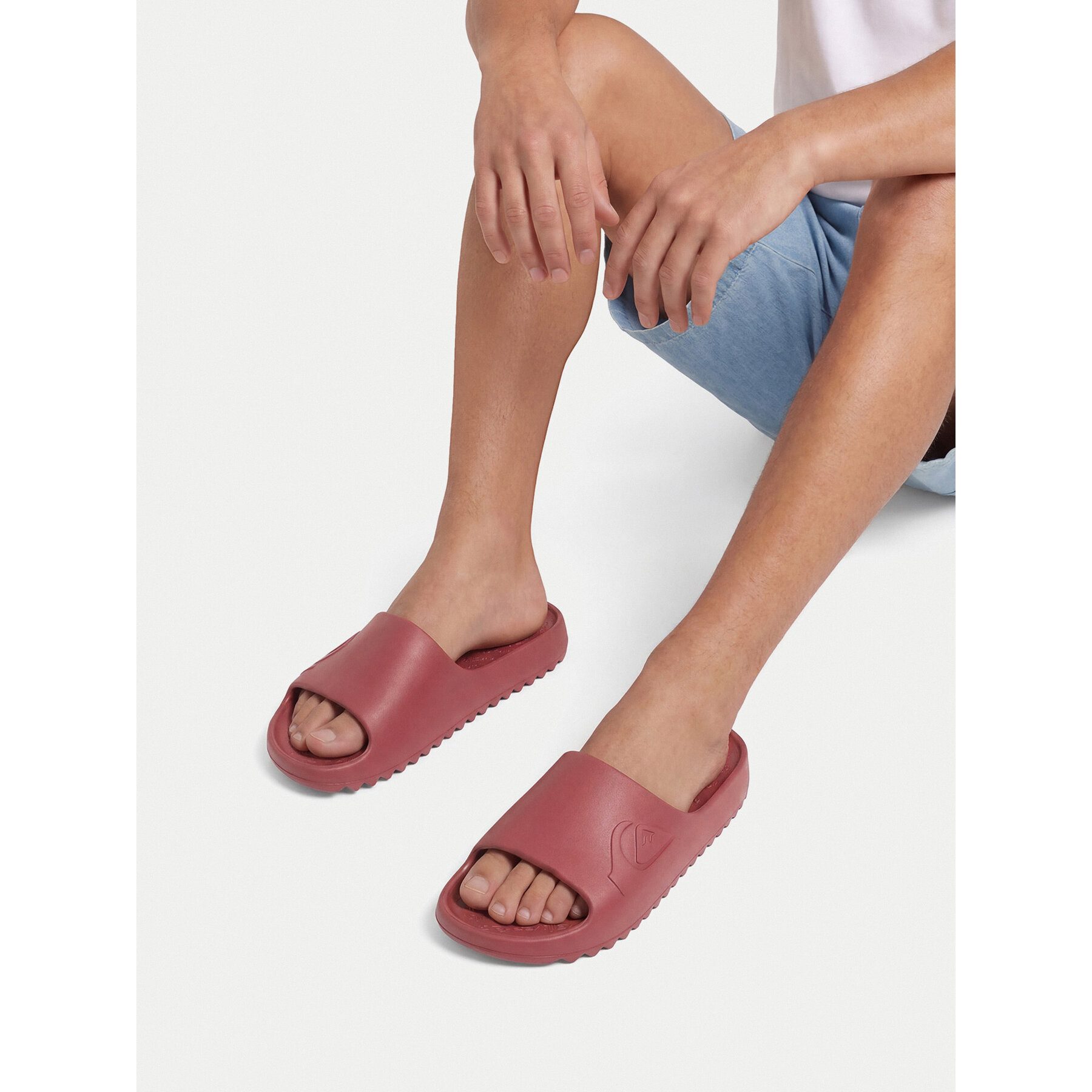 Quiksilver Quiksilver Herren-Flip-Flops in Burgunderrot Badepantolette