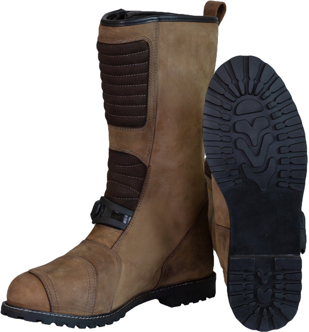 Brown Merlin Stiefel D3O Motorradstiefel Motorrad Teton