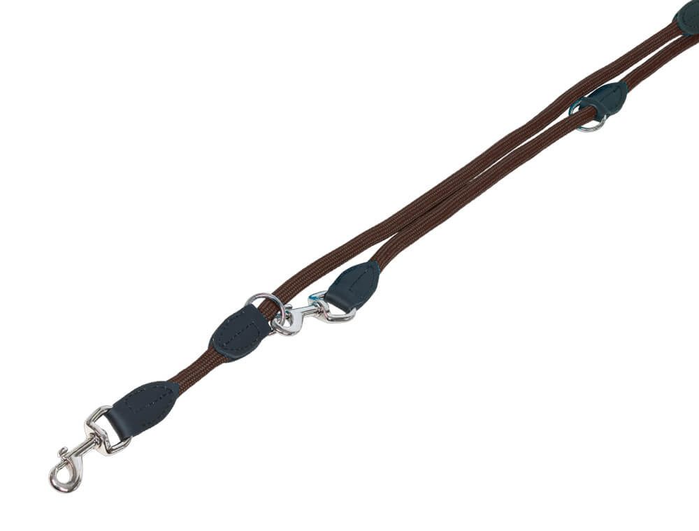 Nobby Hundeleine Nobby Führleine "FUN ROYAL" braun L: 200cm