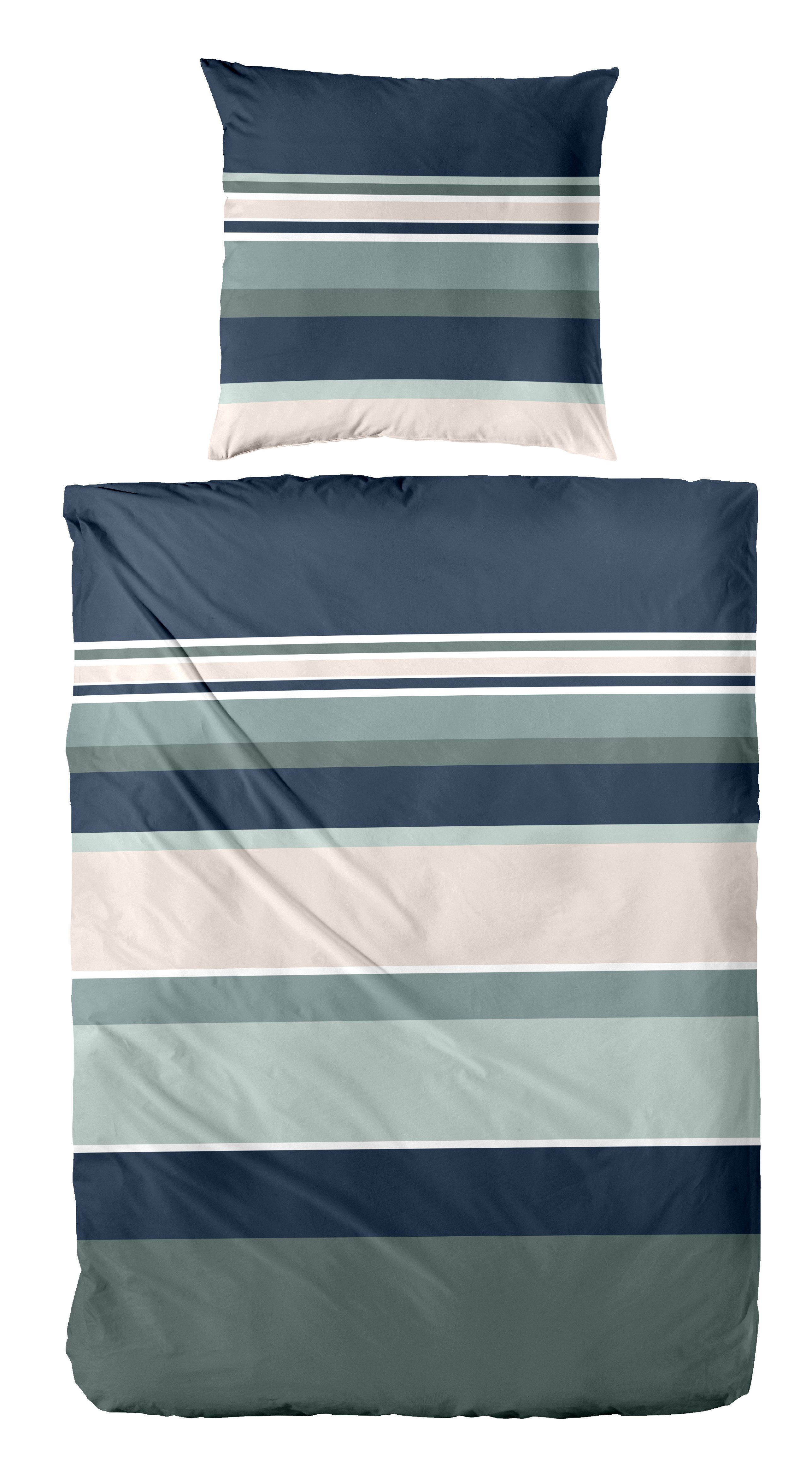 Primera Bettwäsche Mako-Satin-Bettwäsche Line Art, Mako-Satin, günstig online kaufen