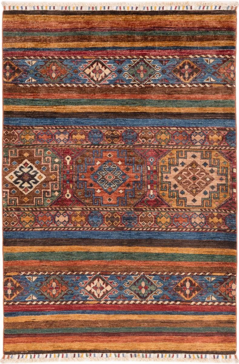 Orientteppich Arijana Shaal 108x157 Handgeknüpfter Orientteppich, Nain Trading, rechteckig, Höhe: 5 mm