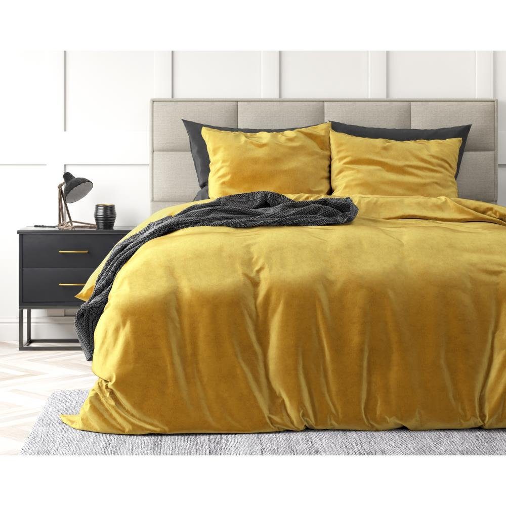 Sitheim-Europe Bettwäsche SLEEPTIME SAMT UNI BETTBEZUG & Kissenbezüge, Mikr günstig online kaufen