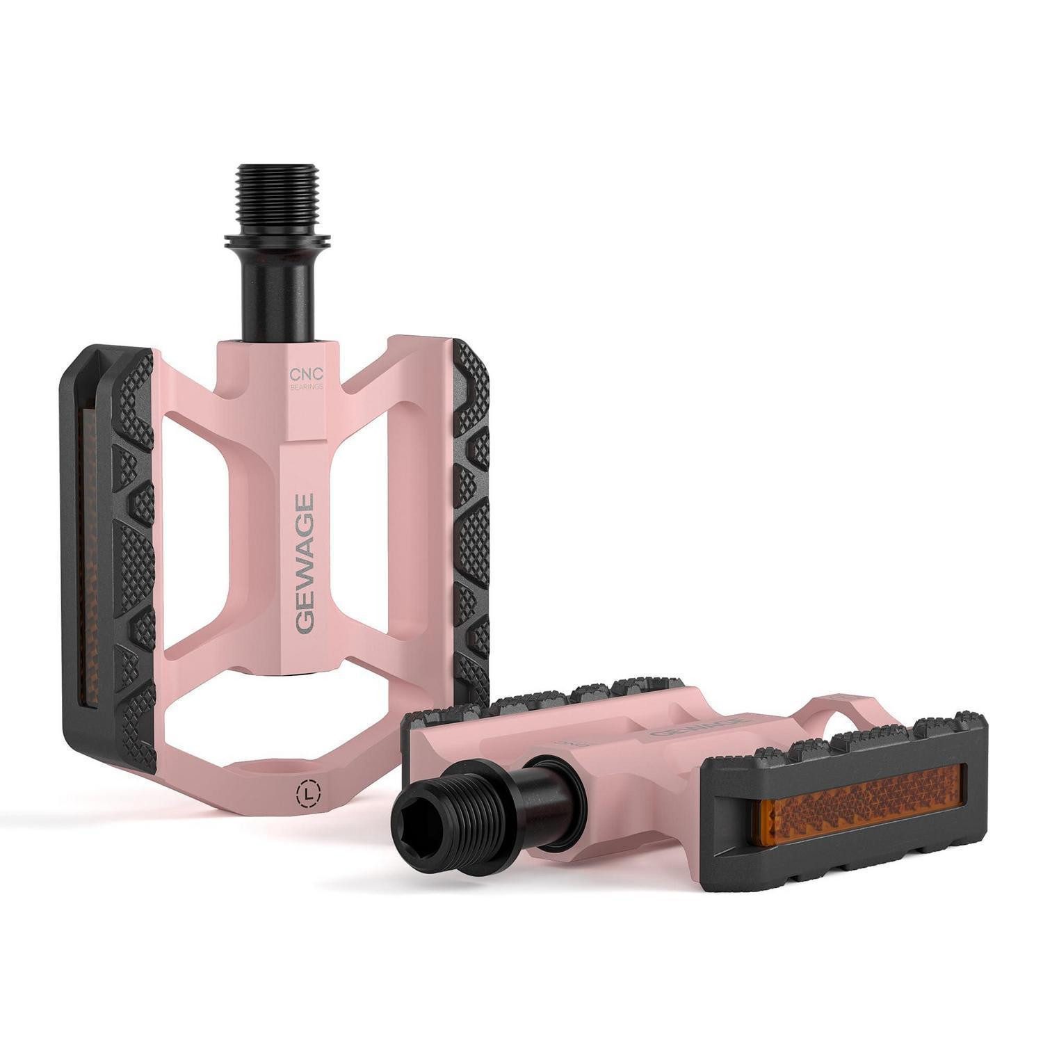 LuxusKollektion Plattformpedale Fahrradpedale Aluminium Pink Klein Leicht