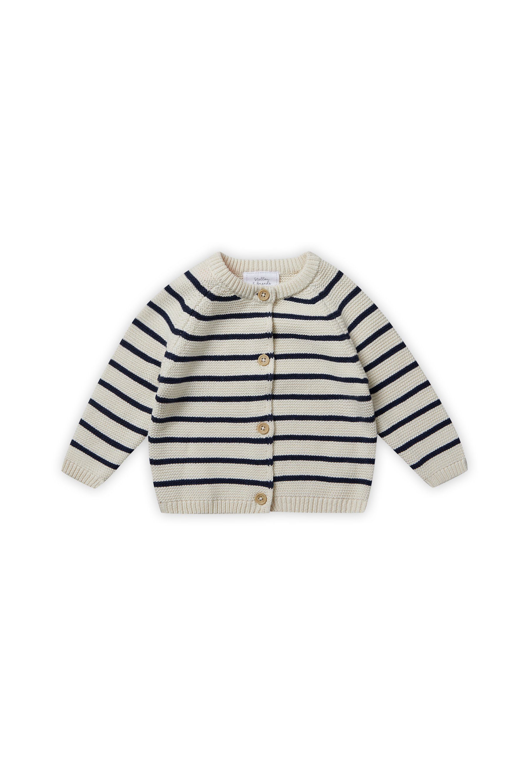 Stellou & friends Strickjacke Gestreifter Gestreifter