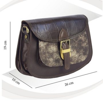 Sunsa Umhängetasche Leder Damen Umhängetasche. Bunter Crossbody Bag Ledertasche, echt Leder