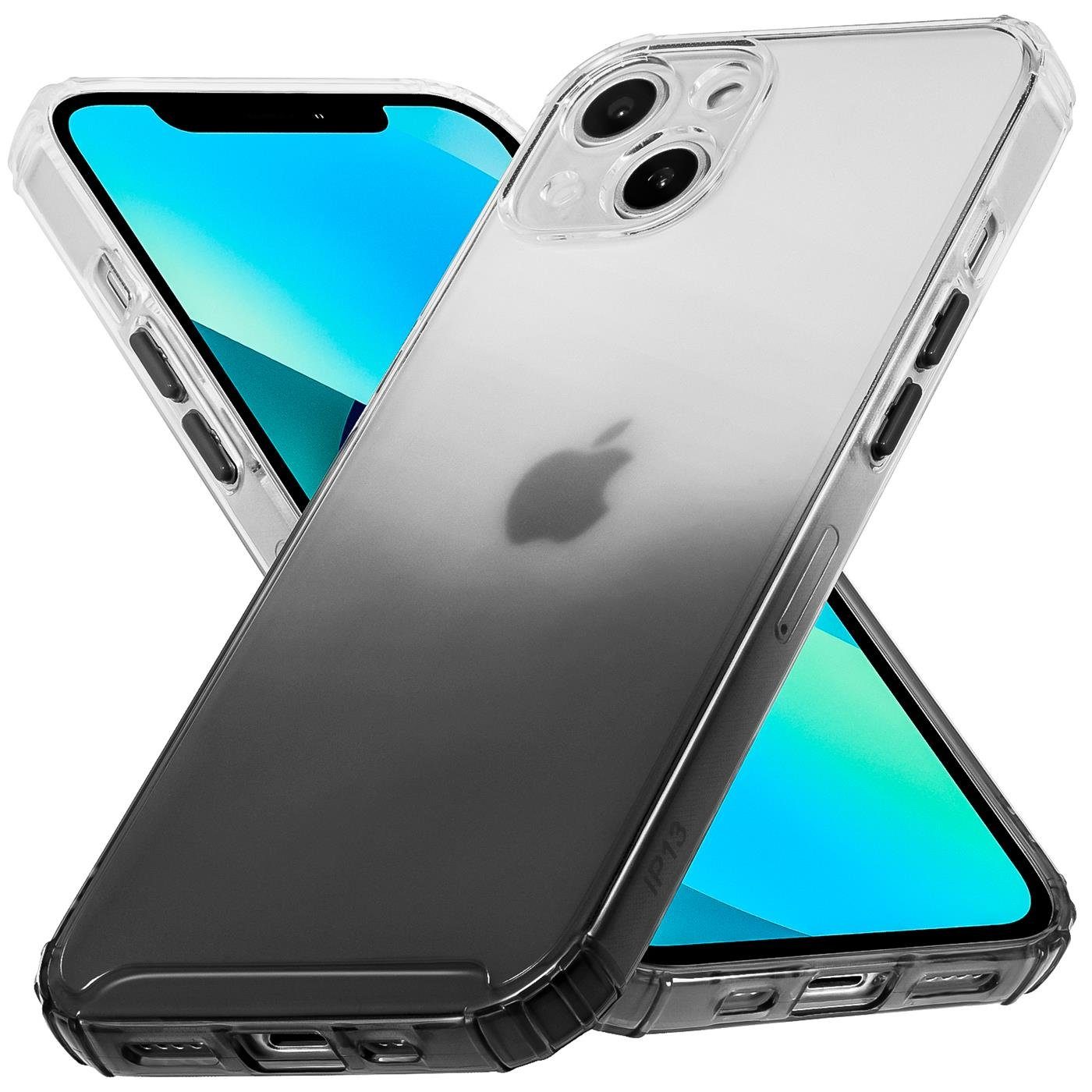 CoolGadget Handyhülle Farbverlauf Twilight Hülle für Apple iPhone 12 Mini  5,4 Zoll, Robust Hybrid Slim Cover Kamera Schutz Hülle für iPhone 12 Mini  Case
