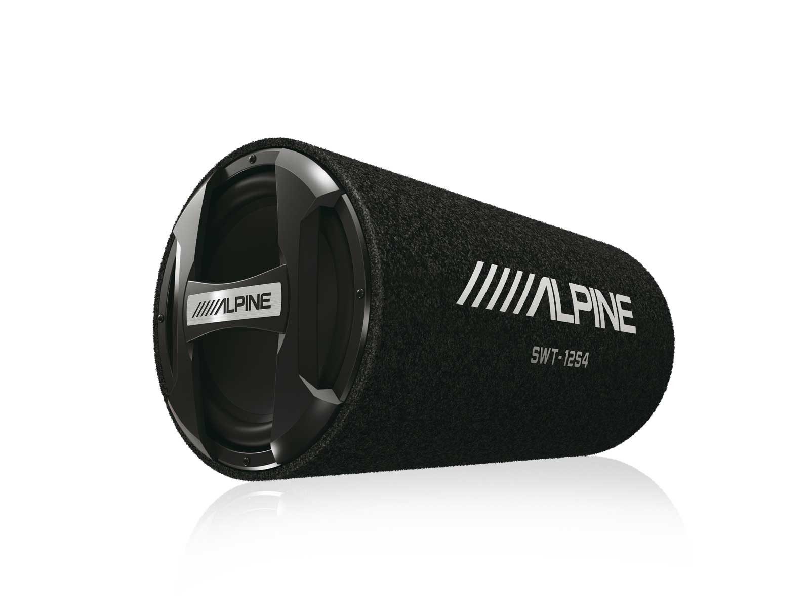 ALPINE SWT-12S4 30cm Subwoofer Rolle Röhre Bassrolle Auto-Subwoofer (300 W, max.: W 30 cm)