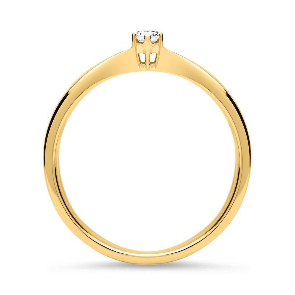 Unique Verlobungsring Verlobungsring Gold Diamant 0,05 ct. VR0130