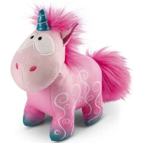 Nici Kuscheltier Theodor & Friends Einhorn Midnight Floral, 22 cm, enthält recyceltes Material (Global Recycled Standard)