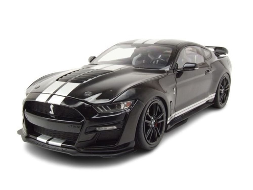 ixo Models Modellauto Ford Shelby Mustang GT500 2022 schwarz, Maßstab 1:18