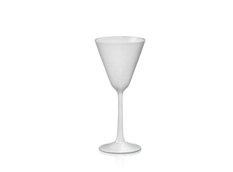 Crystalex Likörglas Likörgläser oder Espresso Martini Praline Coconut weiß, Kristallglas, Kristallglas, 90 ml, 4er Set
