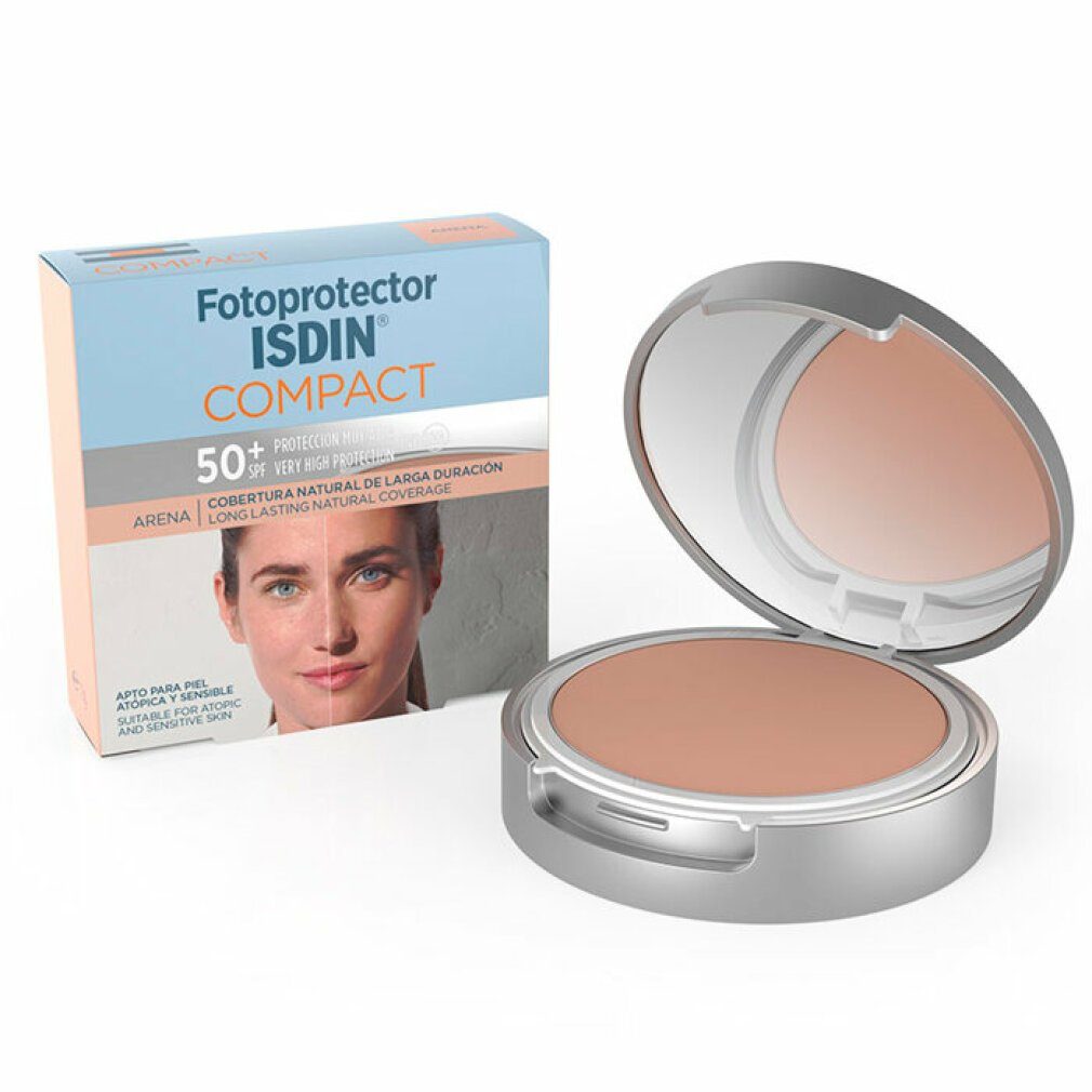 Isdin Foundation Fotoprotector Compact Oil Frei Sunscreen LSF50+ 10g - Sand