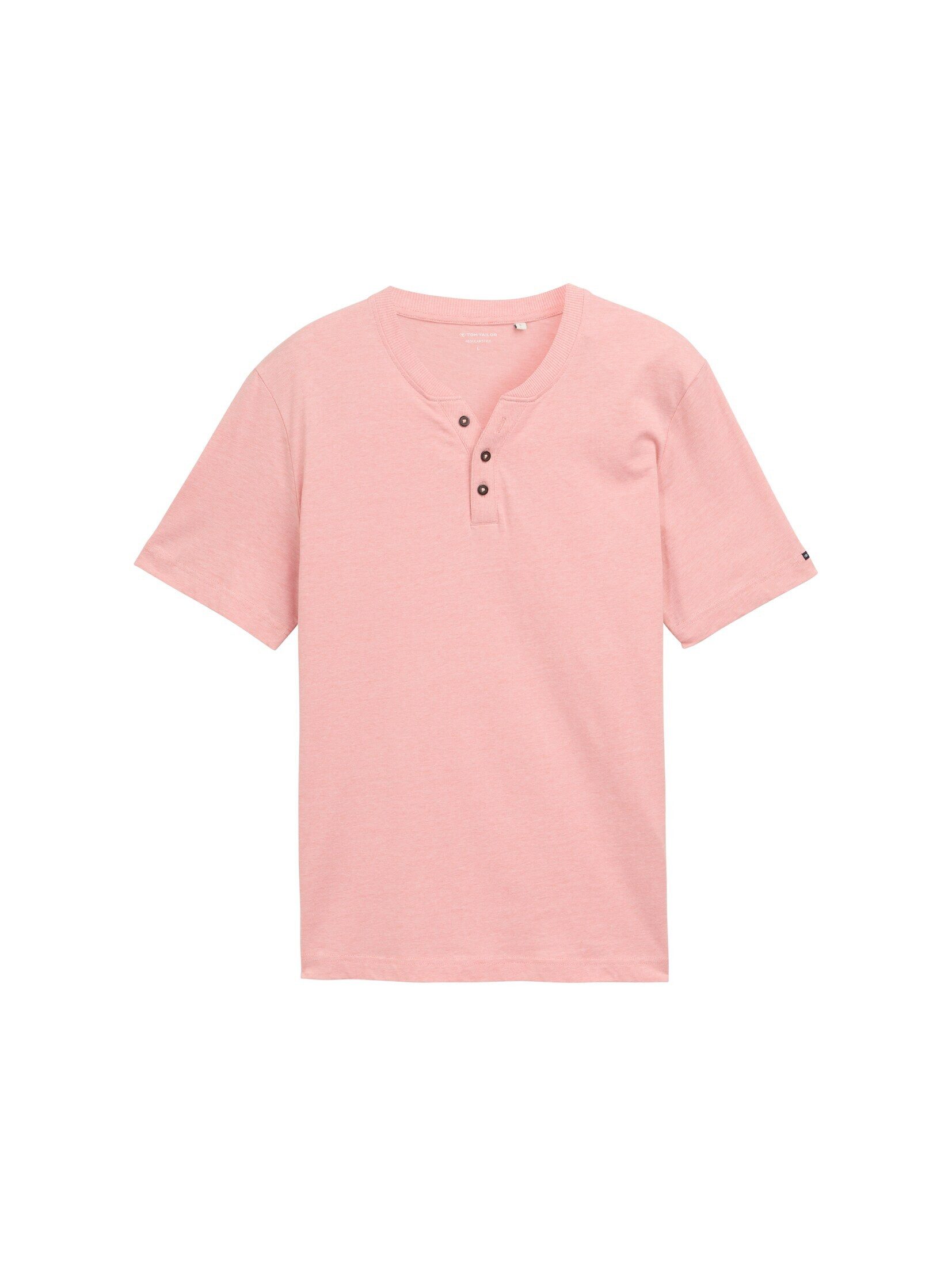 TOM TAILOR T-Shirt Henley T-Shirt aus günstig online kaufen