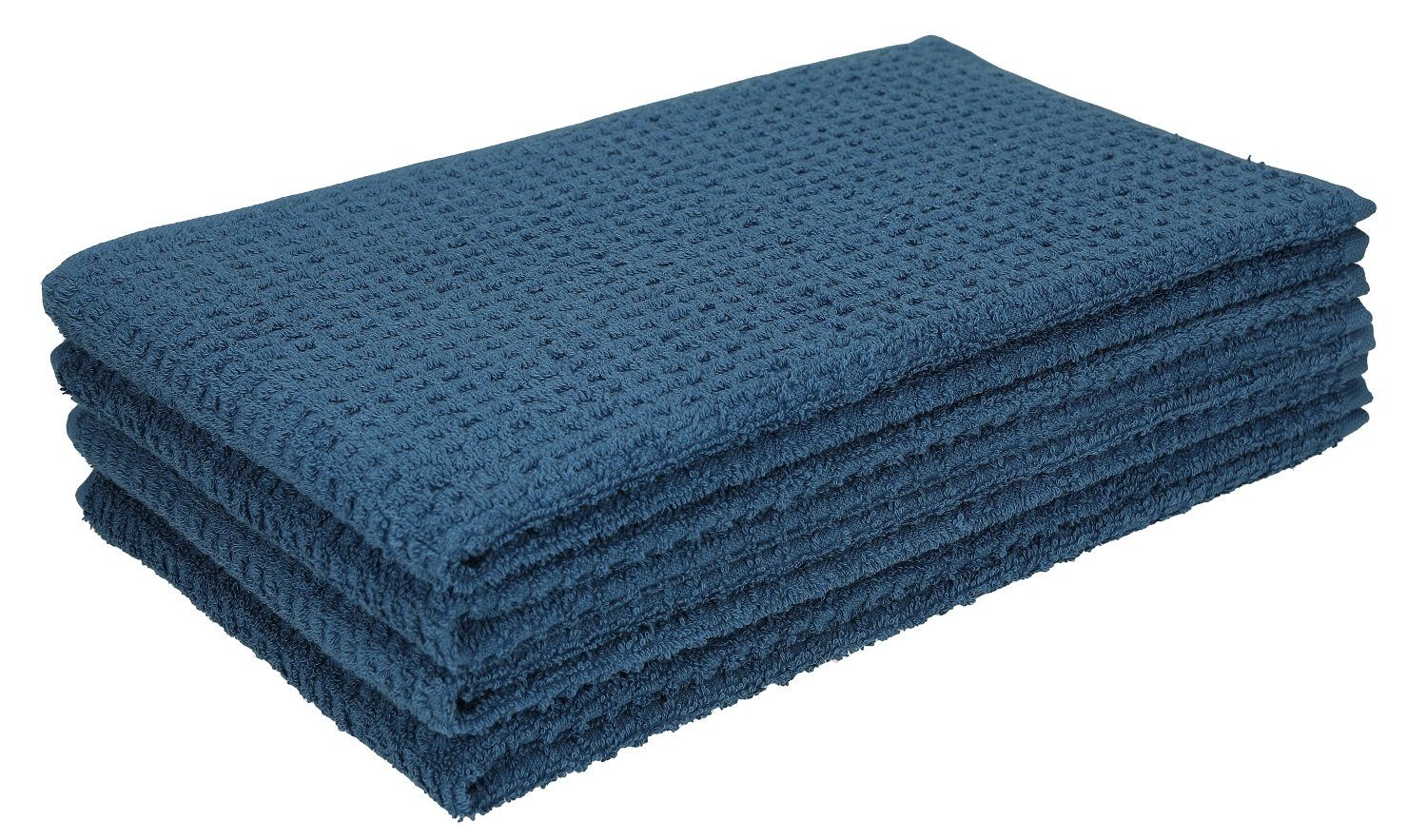 100% 40x66 4er Geschirrtuch blau, Küchenhandtücher (4-tlg) Baumwolle Farben: Set Betz cm