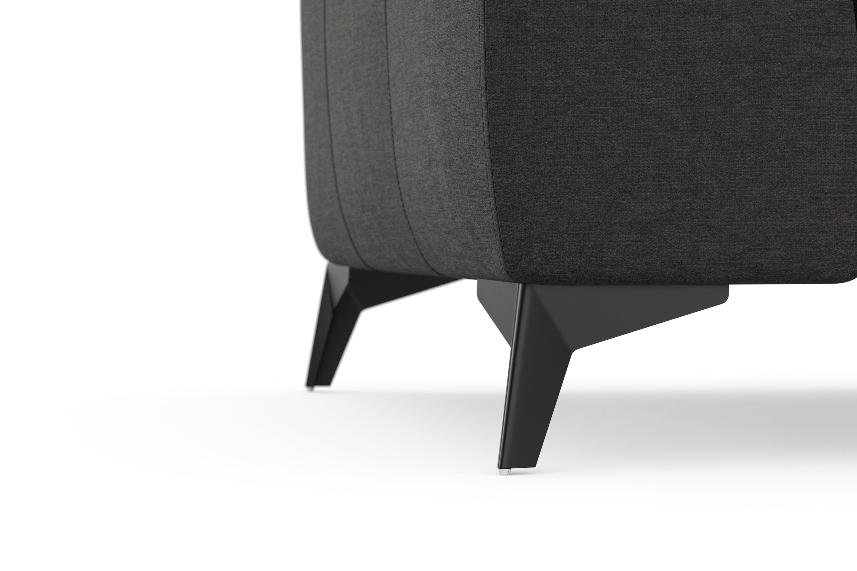 Sinatra, und Kopfteilverstellung Ecksofa Recamiere, mit mit sit&more Armteilfunktion optional