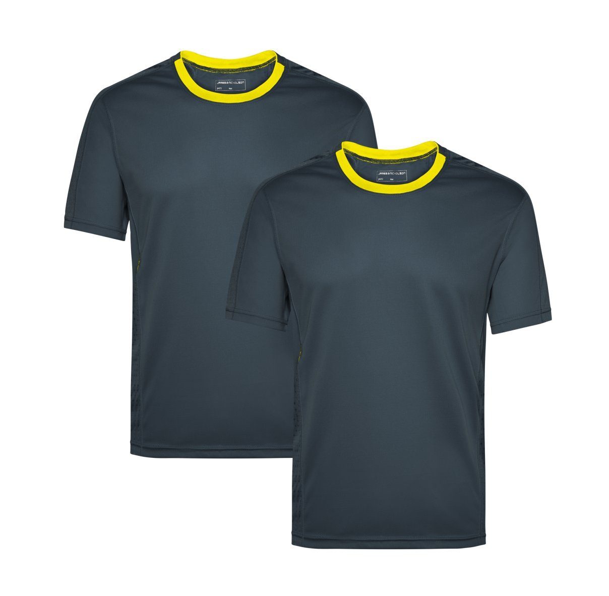 James & Nicholson Laufshirt Doppelpack Herren Kurzarm Laufshirt Running T-S günstig online kaufen