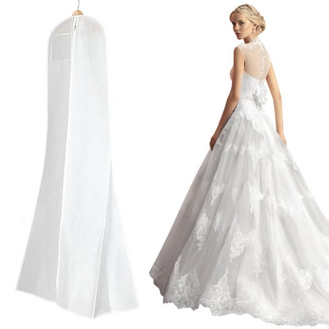 CALIYO Kleidersack “Kleiderhülle 180cm Atmungsaktiver Kleidersack Staubdichte Schutzhülle” (1 St) Kleidersäcke für Brautkleider für Brautkleider Abendkleider