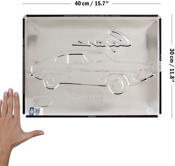Nostalgic-Art Metallschild Blechschild 30 x 40 cm - Ford - Capri Leads the Way - Special Edition