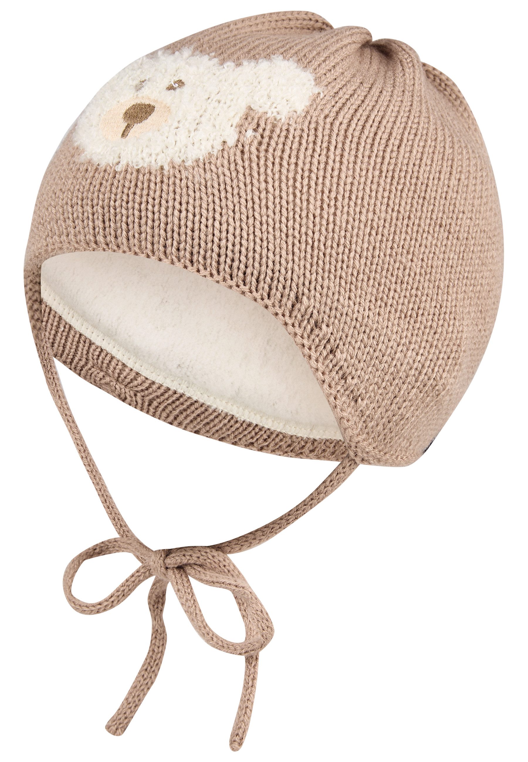 Sterntaler® Strickmütze Strickmütze Bär (1-St)