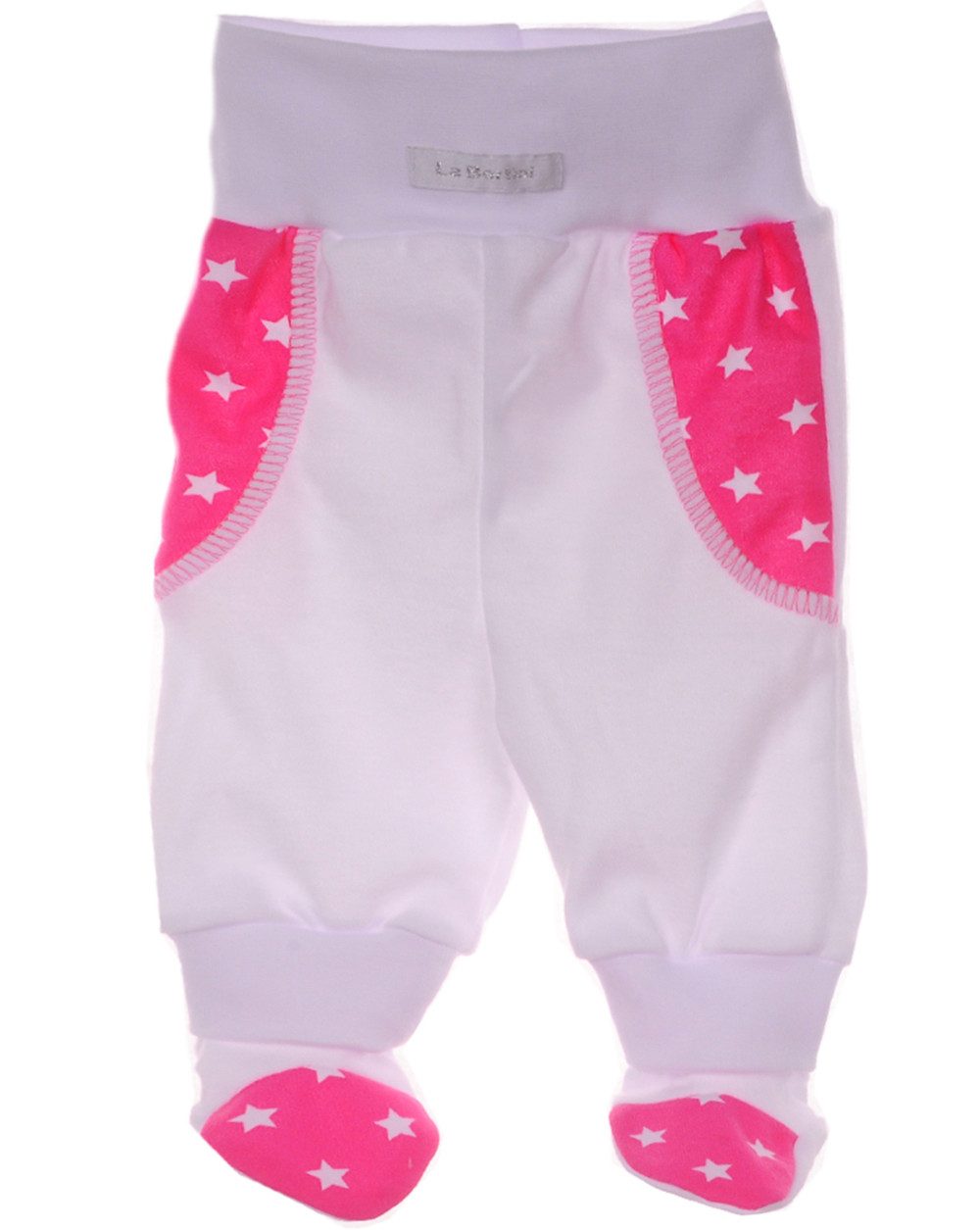 Schlupfhose Hose mit Füßchen für Baby und Kinder Babyhose Erstlingshose