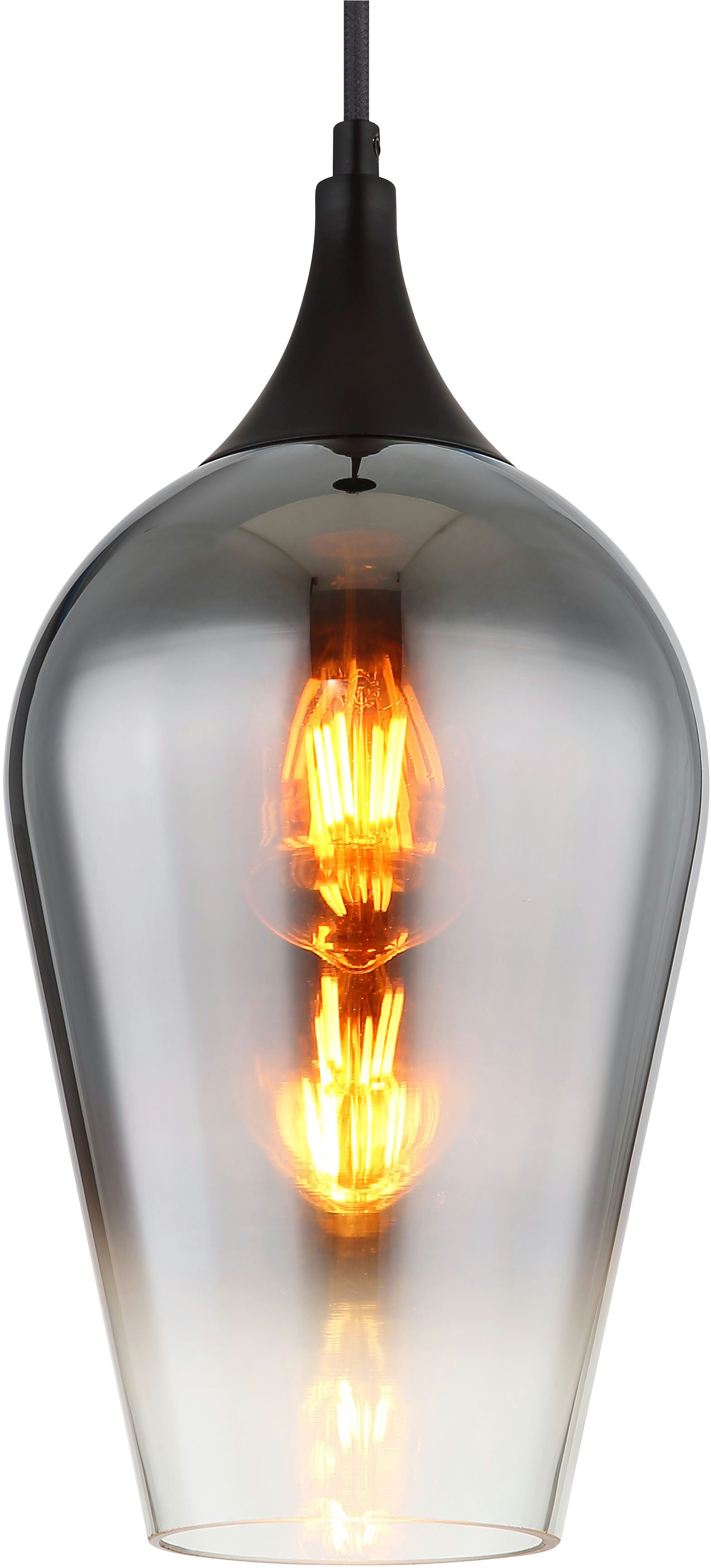 GLOBO LIGHTING Hängeleuchte LAVUS, ohne Leuchtmittel, Hängelampe/Pendelleuchte/Höhe kürzbar/Esstisch/Wohnzimmer