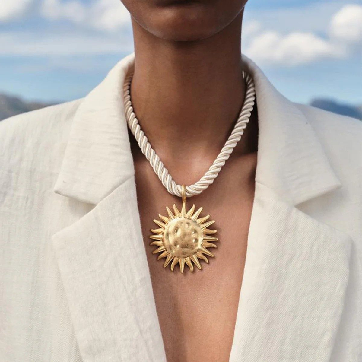 nhaos Kette mit Anhänger Kordellkette mit günstig online kaufen