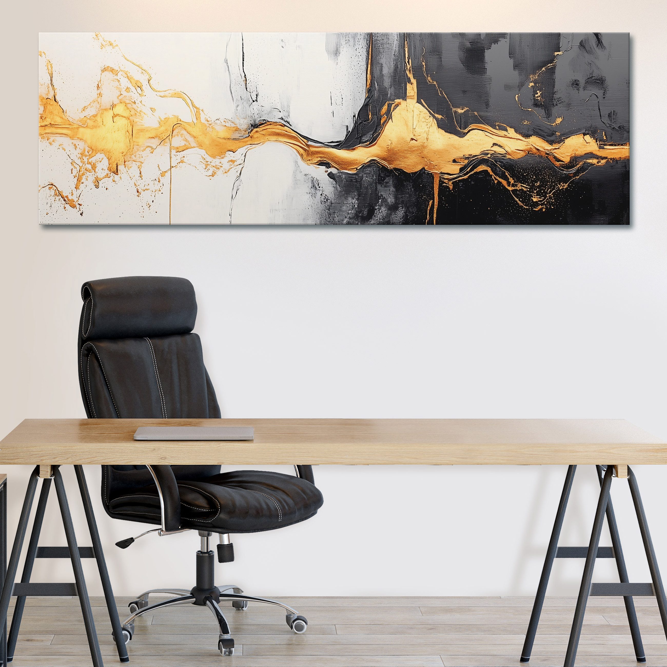 Wallarena Leinwandbild Abstrakt Leinwand Bilder XXL groß Modern Wand Deko W günstig online kaufen