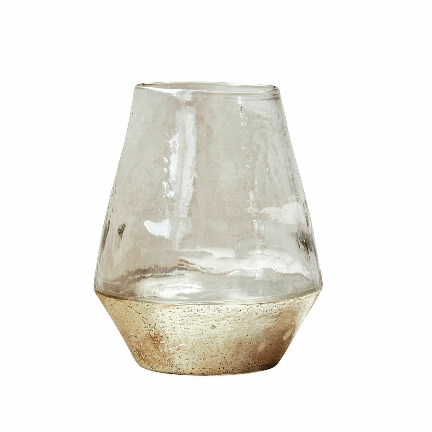 Mirabeau Tischvase Vase Nero gold/klar günstig online kaufen