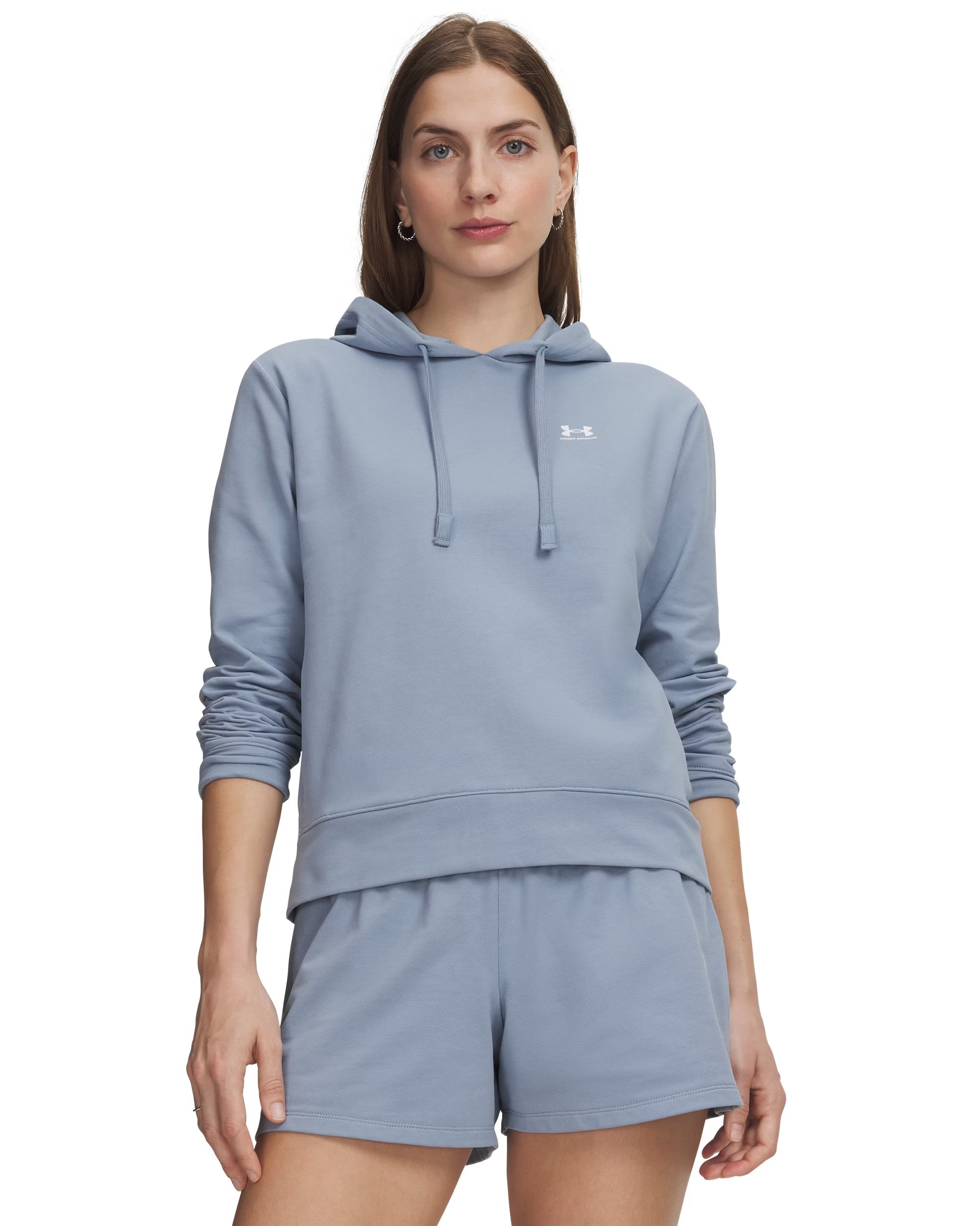 Under Armour® Kapuzensweatshirt SPORT TERRY HOODIE BLUE WIND