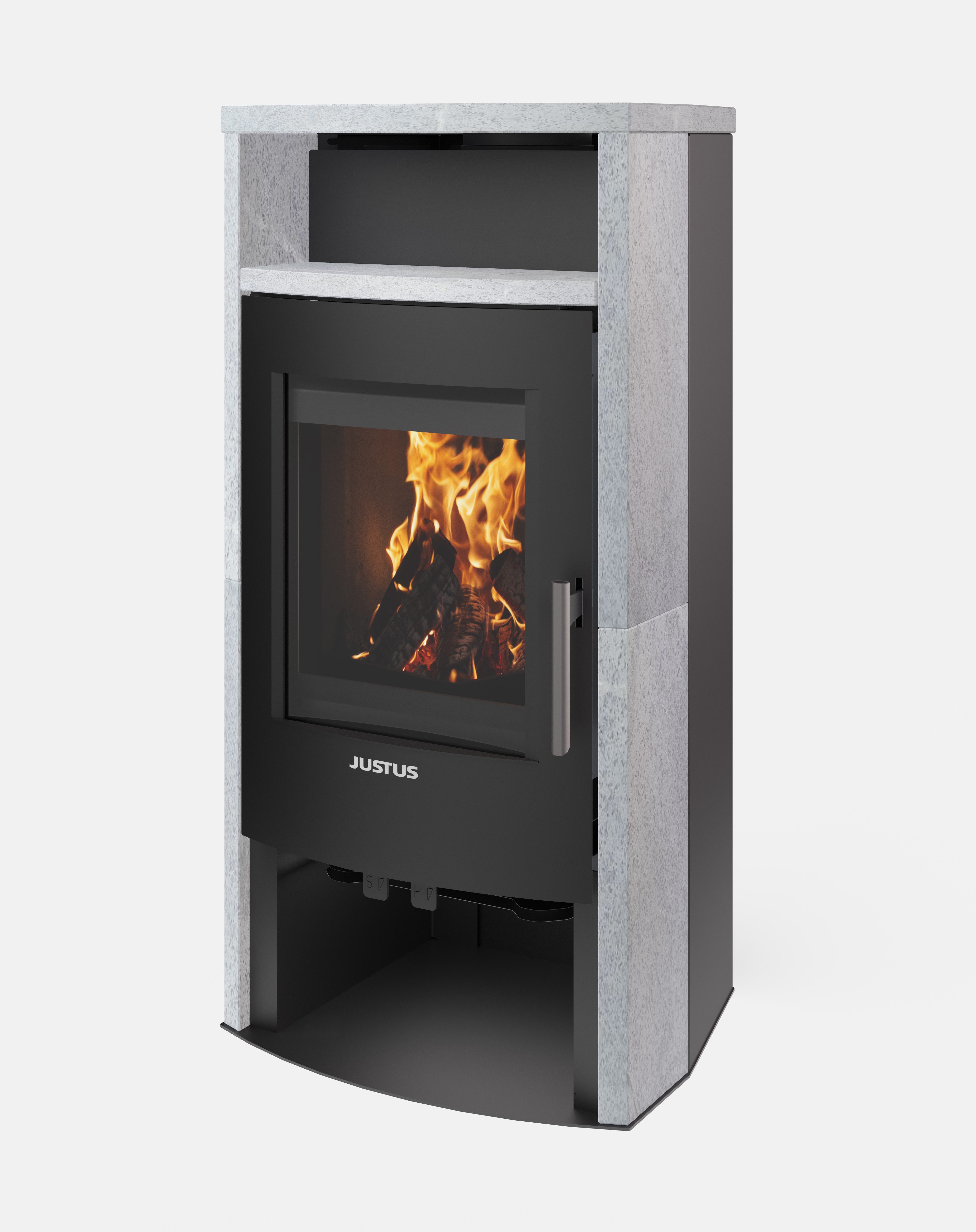 JUSTUS Kaminofen Lara, 6,5 kW, Zeitbrand, Speckstein günstig online kaufen