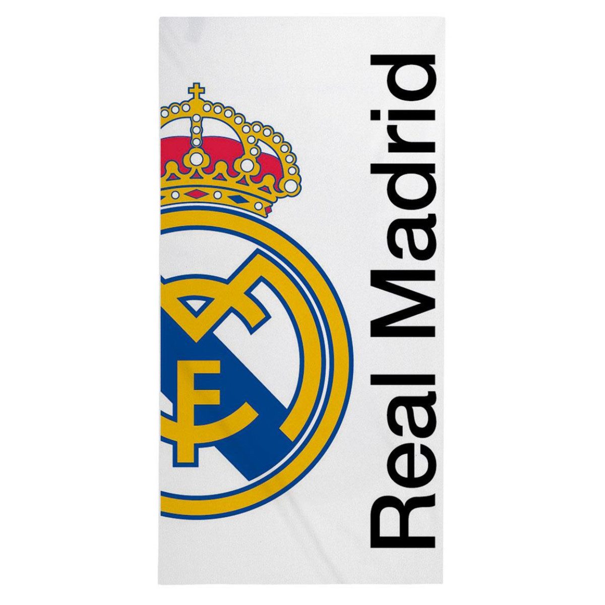 Real Madrid Strandtuch Badetuch 180x90cm Mikrofaser Handtuch für Fitness, Sport & Strand