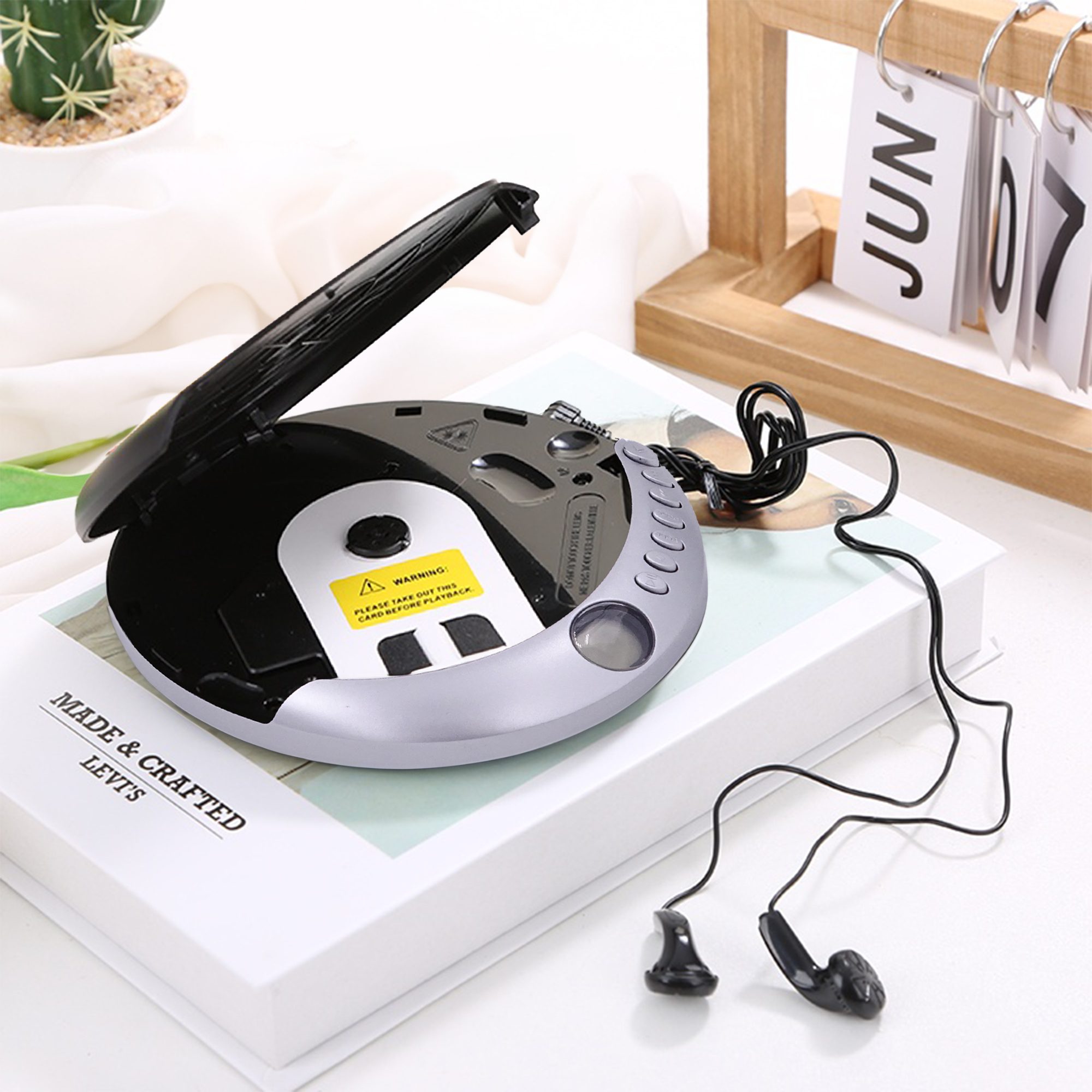 Denver DMP-391 CD-Player (Antishock, Autoresume, Bass Boost, Programmierfunktion, Ohrhörer inkl., Antishock, Autoresume, Bass Boost, Programmierfunktion, Ohrhörer inkl)