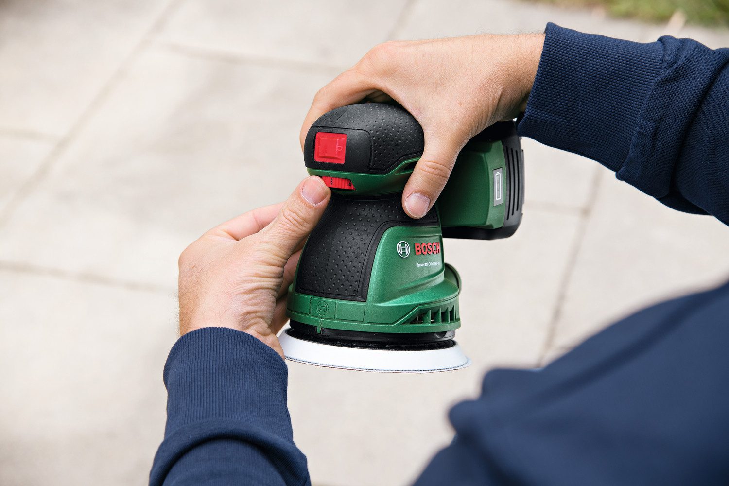 Bosch Home & Garden Akku-Exzenterschleifer »UniversalOrbit günstig online kaufen