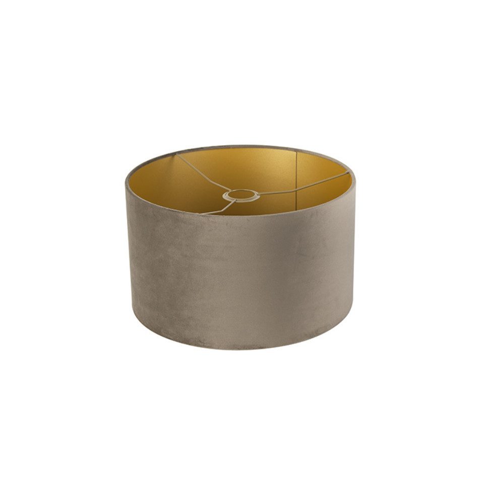 Qazqa Lampenschirm Cilinder velours günstig online kaufen